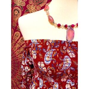 🌈 Beautiful off shoulder paisley dress